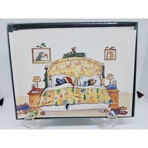Lot Of 10 Card And Envelope. The Night Before Christmas Teamwork by Bryn Parry